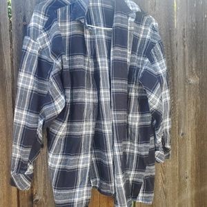 Grey oversized flanel